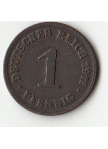 GERMANIA 1 Pfennig 1911 Zecca D 